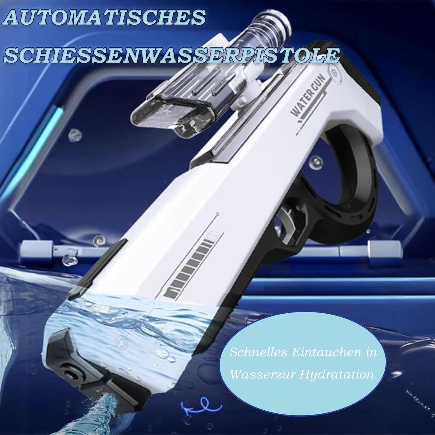 JetStorm – 400ml Elektrische Wasserpistole