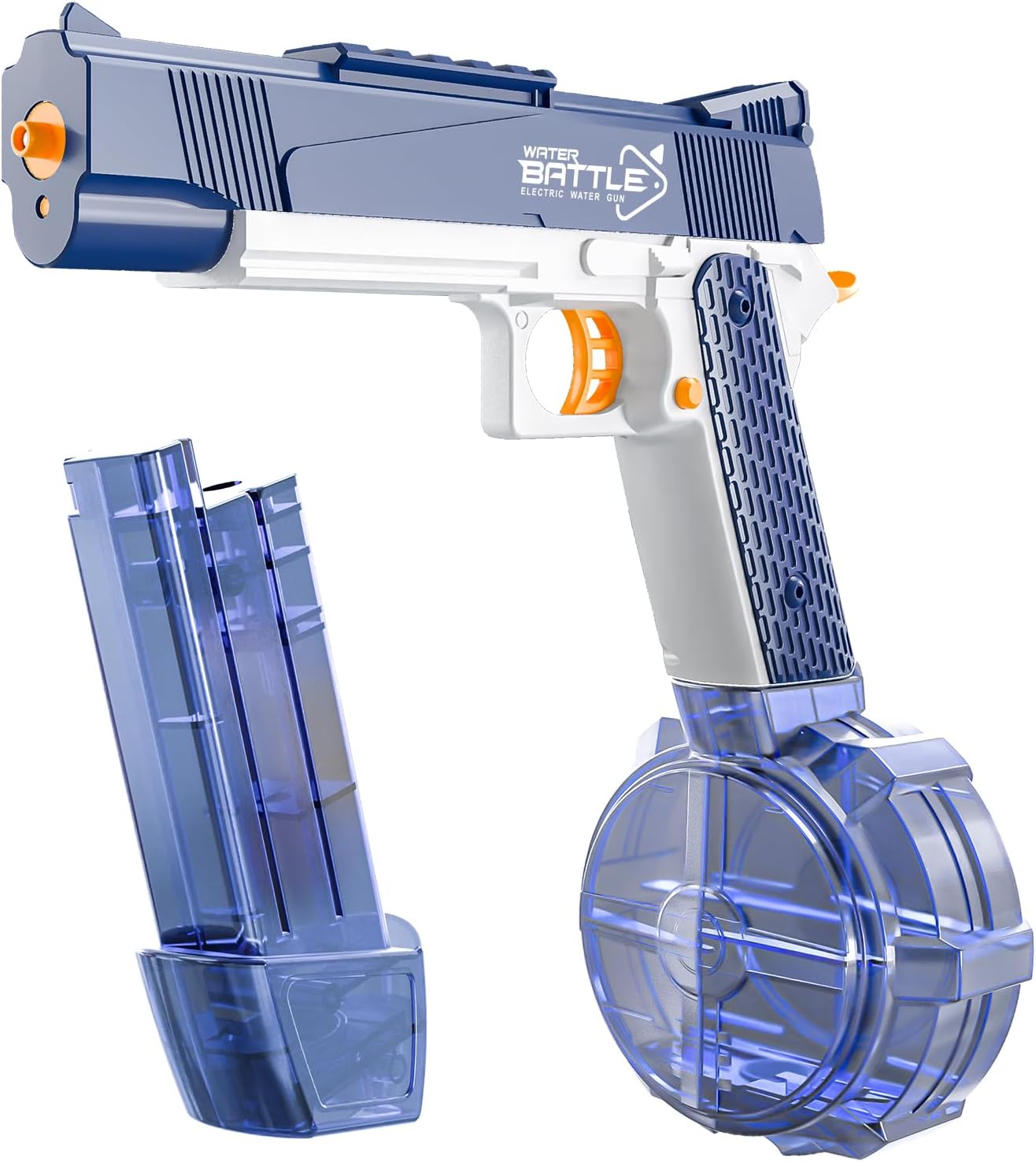 JetMax – Dual-Tank Elektrische Wasserpistole (10 Meter Reichweite)