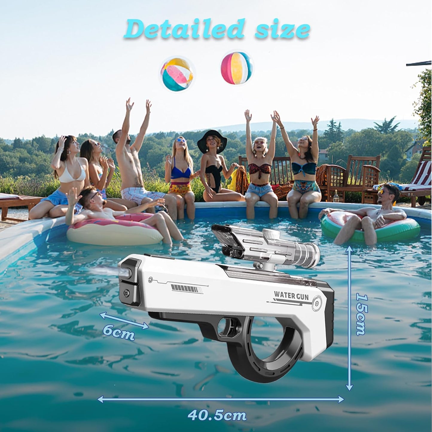 JetStorm – 400ml Elektrische Wasserpistole