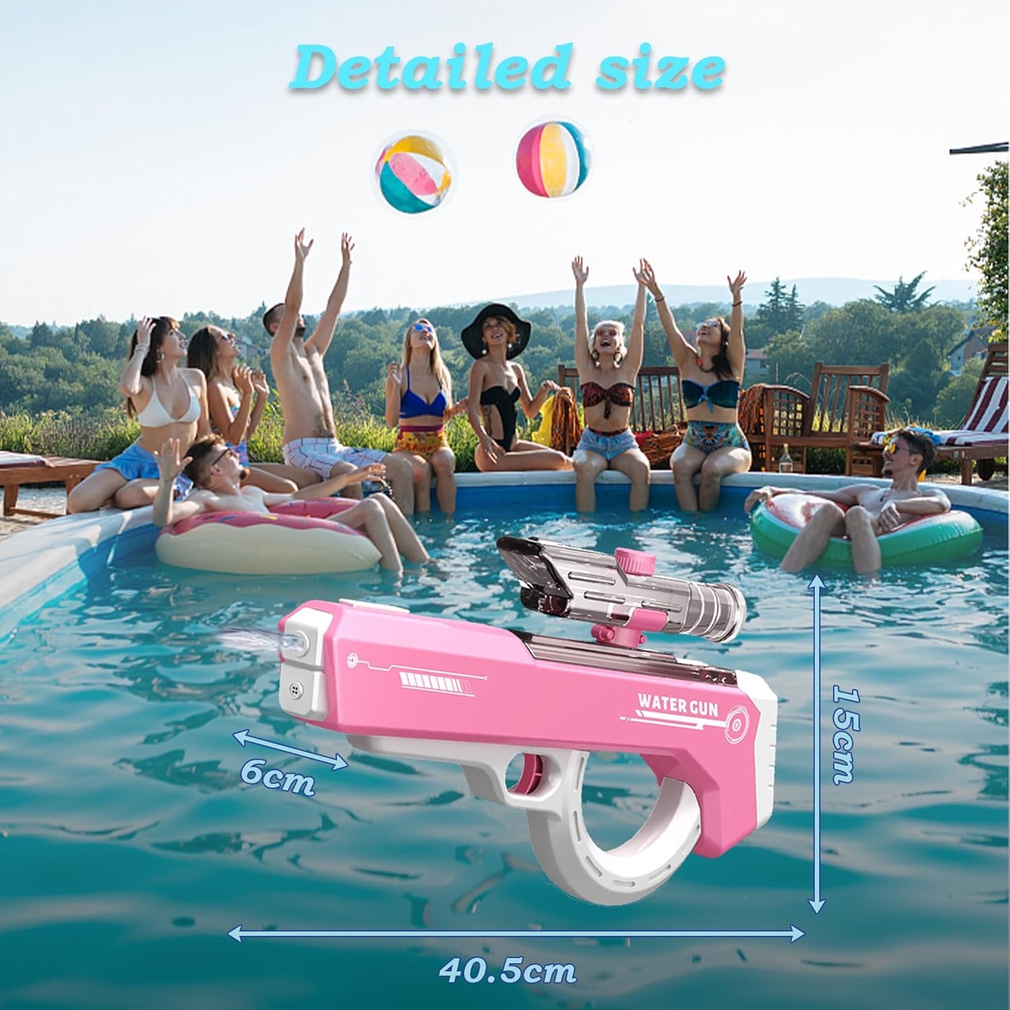 JetStorm – 400ml Elektrische Wasserpistole