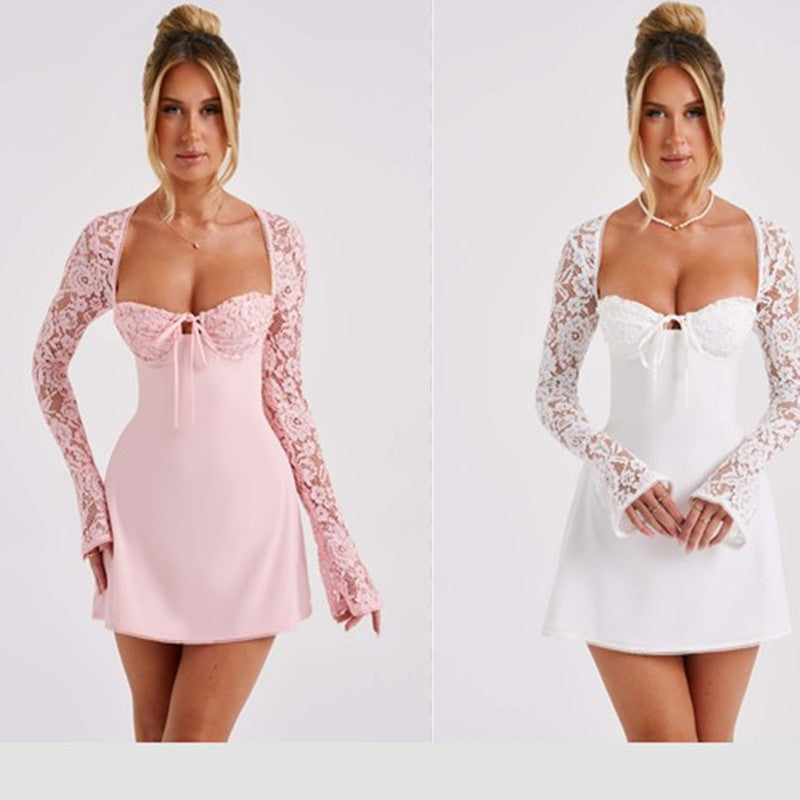 Veya | Elegantes Spitzen-Minikleid
