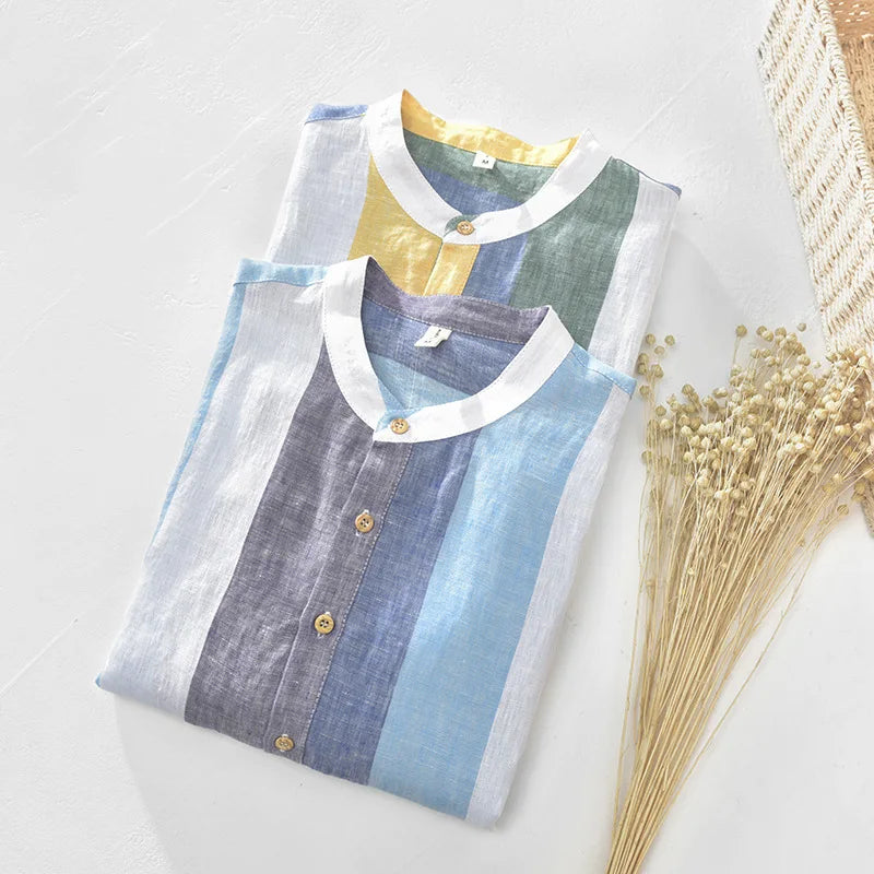 Santorini | Leinen Shirt