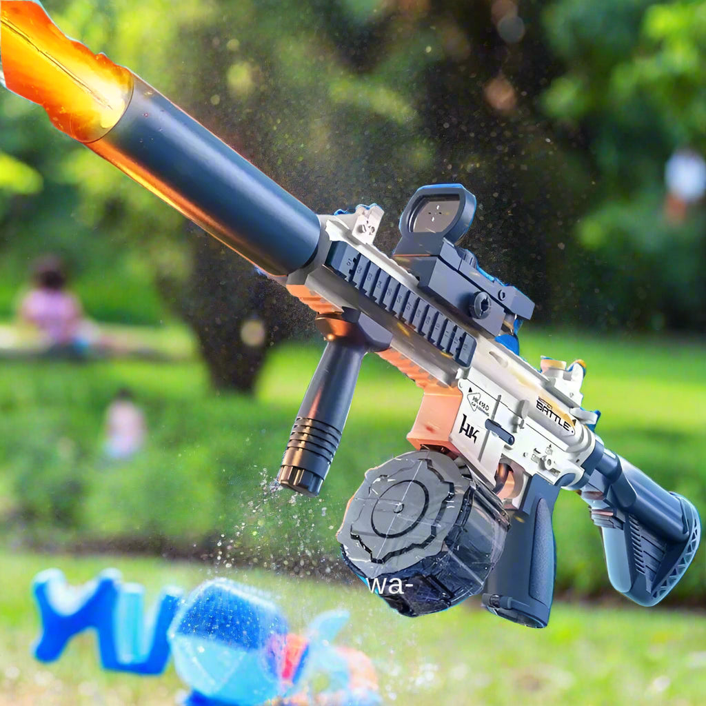 AquaBlaster™ M416 – Elektrische Wasser-Action für Groß & Klein