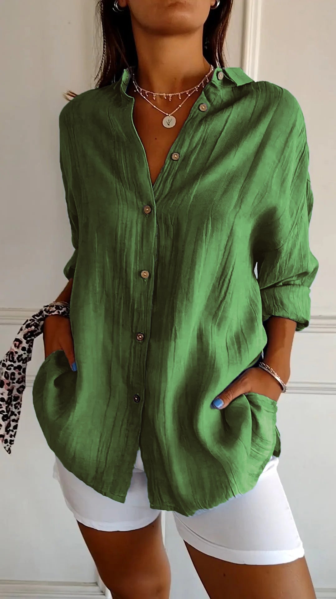Sara - Bequeme Lange Bluse