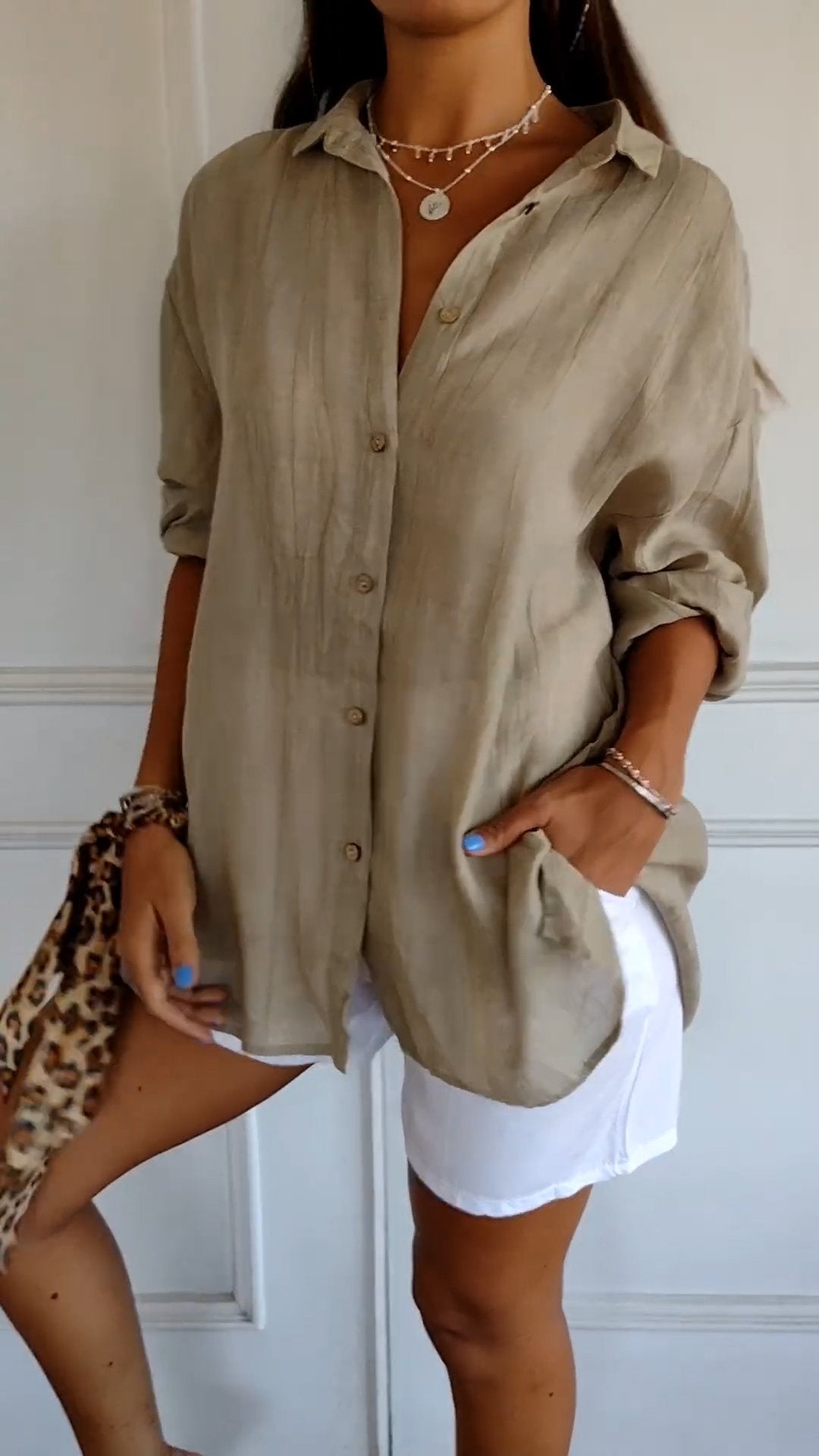 Sara - Bequeme Lange Bluse