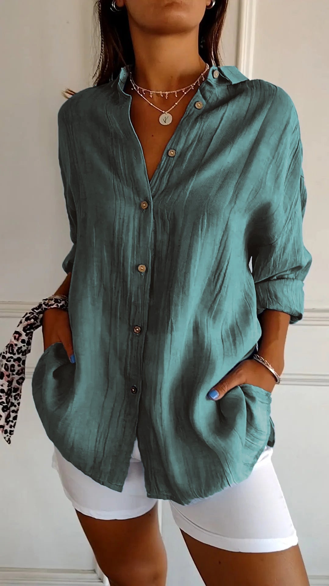 Sara - Bequeme Lange Bluse