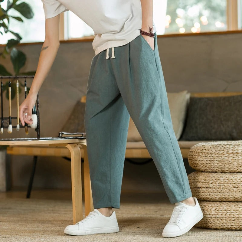 Philip - Leinen Sommer Hosen