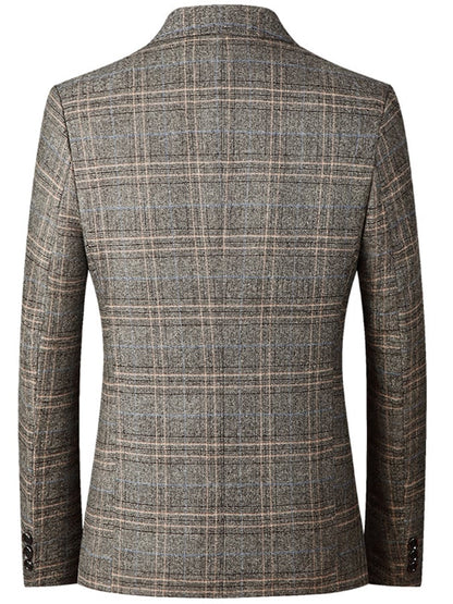 Clément | Kariertes Slim-Fit Sakko im Casual Business-Stil