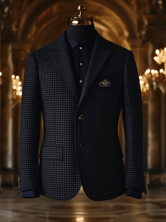 Maxence | Gemusterter Business-Blazer mit luxuriösem Charakter