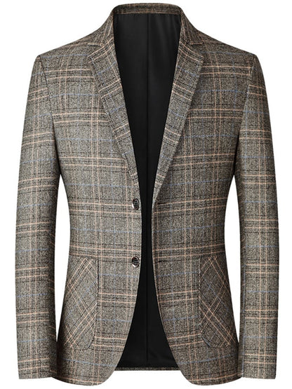 Clément | Kariertes Slim-Fit Sakko im Casual Business-Stil
