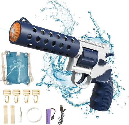 JetMax – Dual-Tank Elektrische Wasserpistole (10 Meter Reichweite)