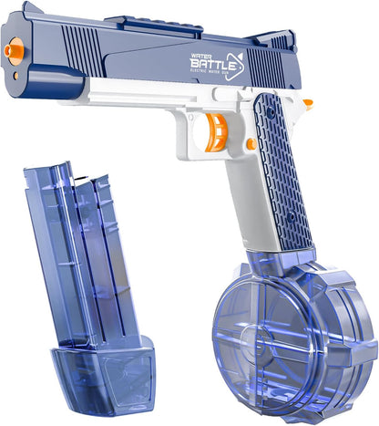 JetMax – Dual-Tank Elektrische Wasserpistole (10 Meter Reichweite)