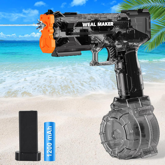 Artcool Storm – Leistungsstarke Elektrische Wasserpistole (Schwarz)