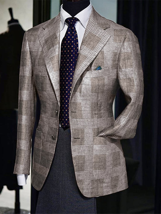 Édouard | Casual-Blazer mit Zwei-Knopf-Design und aufgesetzten Taschen