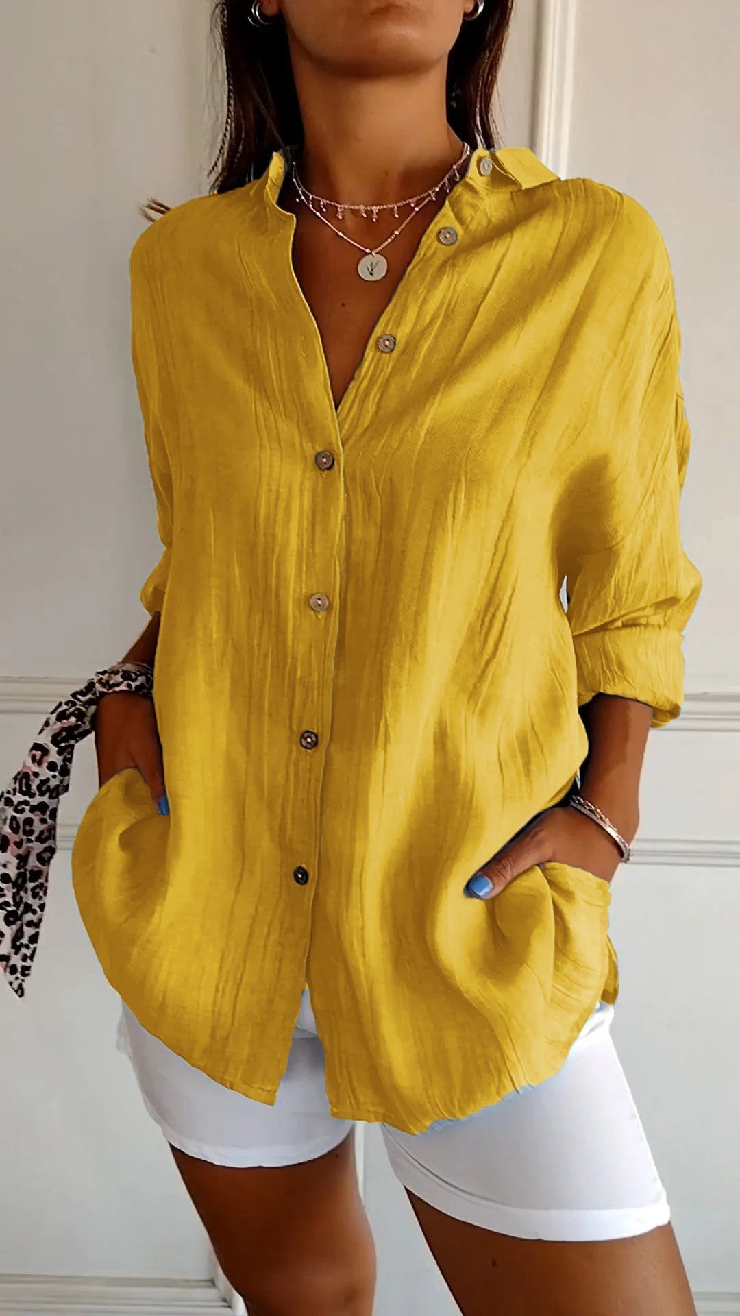 Sara - Bequeme Lange Bluse